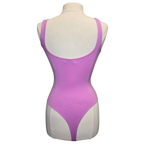 Lilyful Women's Bright Pink Thong Bodysuit - Picture 2 of 13